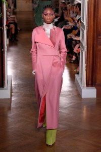Model on the catwalk