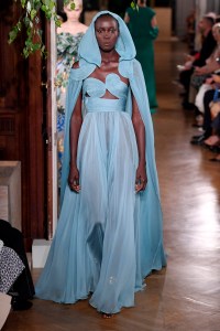 Model on the catwalk