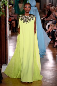 Model on the catwalk