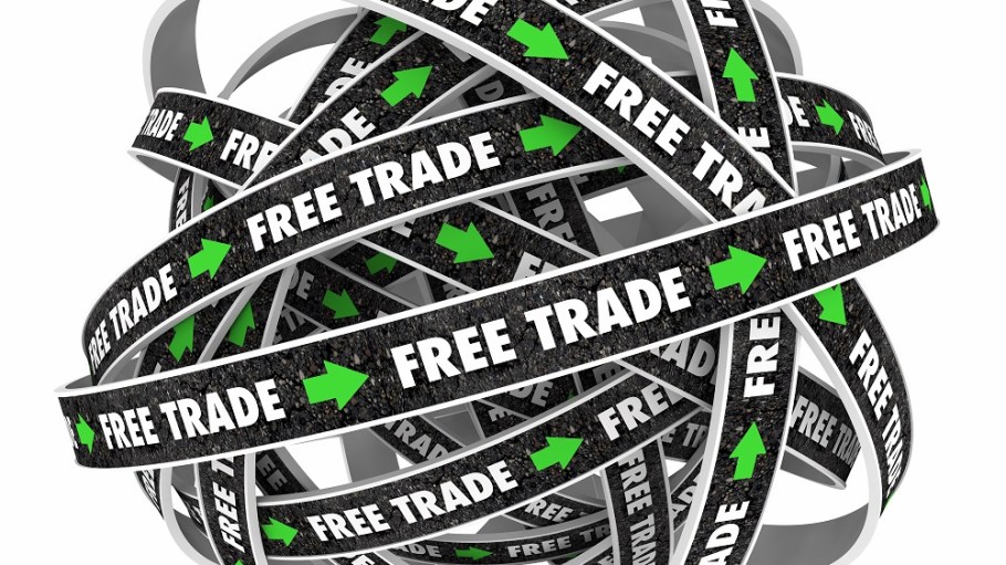 The United States has free trade agreements in force with 20 countries, accounting for about 15 percent of all apparel and textiles imports.