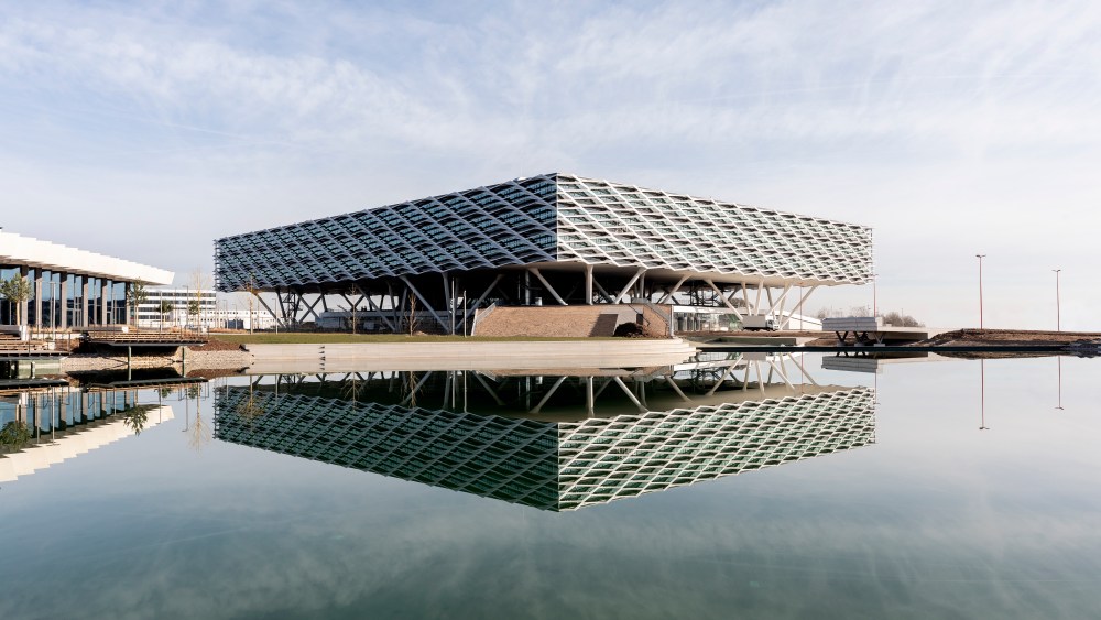 Adidas celebrates the opening of its new Arena headquarters tomorrow.