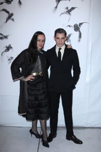 Isabel Toledo and Ruben Toledo attend a cocktail party to celebrate Ruben Toledo's Nordstrom Ad campaign in New York, 2008.