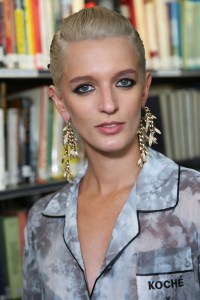 Backstage at Koché RTW Spring 2020