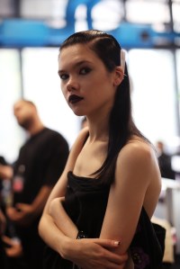 Backstage at Koché RTW Spring 2020