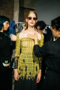 Backstage at Rokh RTW Spring 2020