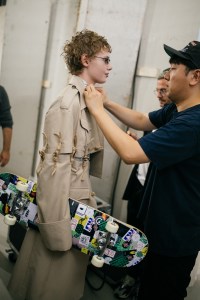 Backstage at Rokh RTW Spring 2020