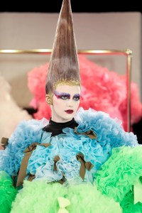 Backstage at Tomo Koizumi RTW Spring 2020
