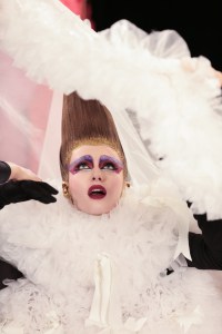 Backstage at Tomo Koizumi RTW Spring 2020