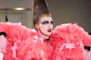 Backstage at Tomo Koizumi RTW Spring 2020