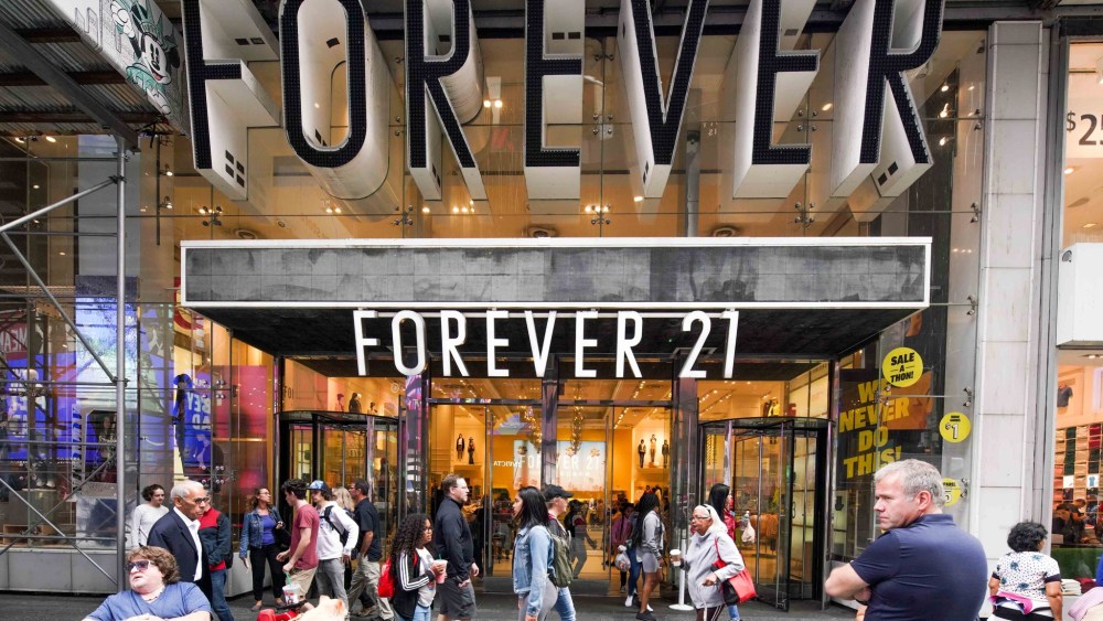 Forever21 in Times Square.