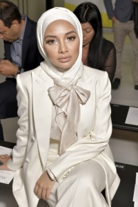 Neelofa in the front row