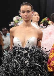 Backstage at Prabal Gurung RTW Spring 2020