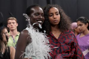 Backstage at Prabal Gurung RTW Spring 2020