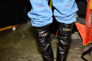 Backstage at Pyer Moss RTW Spring 2020