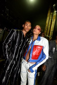 Backstage at Pyer Moss RTW Spring 2020