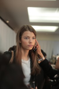 Backstage at Ralph Lauren RTW Spring 2020