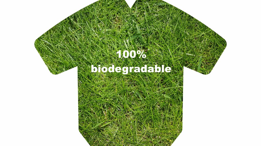 biodegradable clothes textile eco fiendly sign symbol icon illustration on white