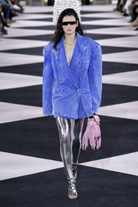 S/S 2020 Balmain. The dark side of science and sci-fi serve as the inspiration behind Fashion Snoops’ Fall/Winter 20-21 women’s wear trend story, “Gattica.”