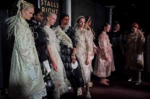 Backstage at Simone Rocha RTW Spring 2020
