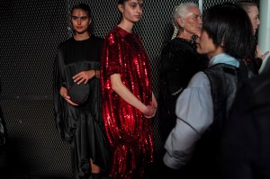 Backstage at Simone Rocha RTW Spring 2020
