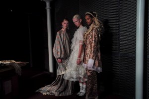 Backstage at Simone Rocha RTW Spring 2020