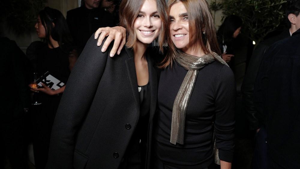 Kaia Gerber and Carine Roitfeld