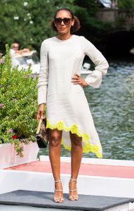 Mel B poses for photographers upon arrival at the 76th edition of the Venice Film Festival in Venice, Italy
Film Festival 2019 Arrival, Venice, Italy - 28 Aug 2019