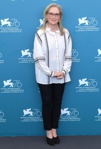 Meryl Streep'The Laundromat' photocall, 76th Venice Film Festival, Italy - 01 Sep 2019Wearing Derek Lam