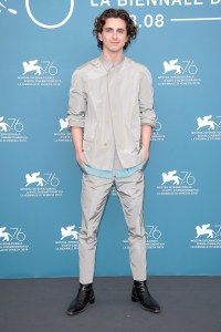 Timothee Chalamet
'The King' photocall, 76th Venice Film Festival, Italy - 02 Sep 2019
Wearing Haider Ackermann