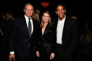 Robert Iger (with Ellen Pompeo and Chris Ivery at a 2019 charity event) returns to Disney.