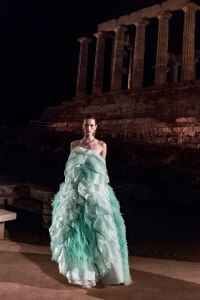 Mary Katrantzouwomenswear, summer 2020show 2Athens, Sounion, Temple of Poseidon