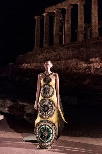 Mary Katrantzouwomenswear, summer 2020show 2Athens, Sounion, Temple of Poseidon