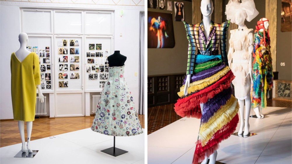 A look at Vogue Germany's fashion exhibition at Villa Stuck Museum.