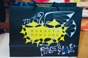 Barney's Christmas shopping bags, 2008.