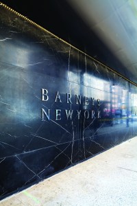The Barneys' nameplate.