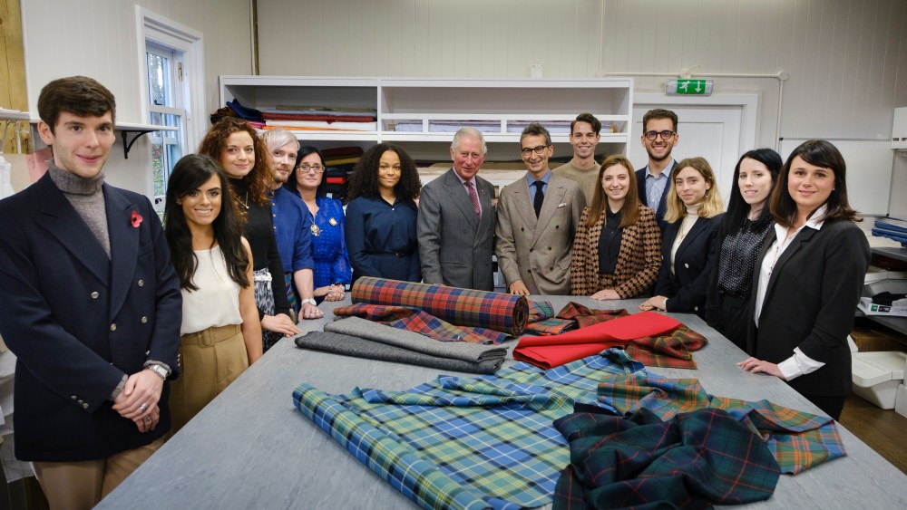 The Modern Artisan students, the Prince of Wales and Federico Marchetti