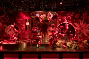 The window display at Printemps in Paris.