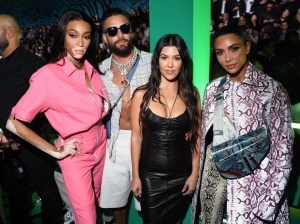 Winnie Harlow, Maluma, Kourtney Kardashian and Kim Kardashian West