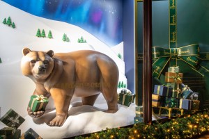 The window display at Harrods.