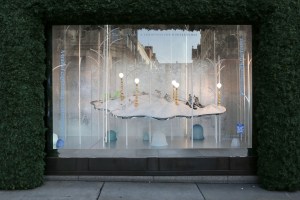 The window display at Selfridges.