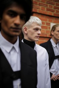Backstage at Chalayan Men's Fall 2020