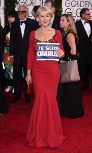Helen Mirren72nd Annual Golden Globe Awards, Arrivals, Los Angeles, America - 11 Jan 2015WEARING DOLCE & GABBANA