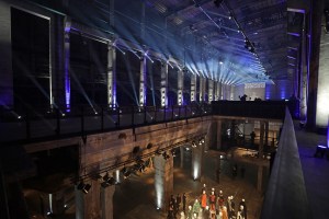 The scene at Berlin Fashion Week Fall 2020 at Kraftwerk Mitte.