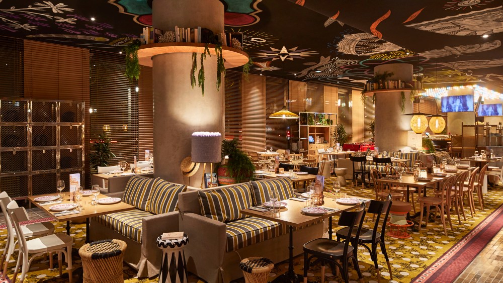 The restaurant at Mama Shelter West.