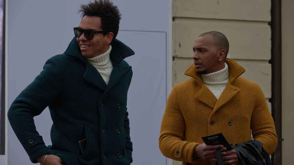 Florence street style looks celebrate traditional menswear with gender-neutral accessories at Pitti Immagine Uomo's 97th edition.