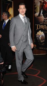 PARIS - JANUARY 22:  Actor Brad Pitt attends "The Curious Case of Benjamin Button" Paris Premiere on January 22, 2009 at Gaumont Marignan in Paris  (Photo by Pascal Le Segretain/Getty Images)