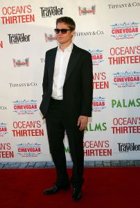 LAS VEGAS - JUNE 06:  Actor Brad Pitt arrives at the CineVegas opening night screening of "Ocean's Thirteen" benefiting The International Rescue Committee for Not On Our Watch, held at the Palms Casino Resort on June 6, 2007 in Las Vegas, Nevada.  (Photo by Ethan Miller/Getty Images for CineVegas)