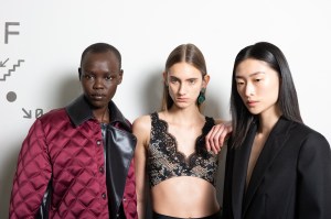 Backstage at Atlein RTW Fall 2020