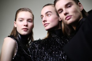 Backstage at Rochas RTW Fall 2020