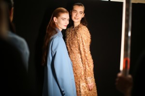 Backstage at Rochas RTW Fall 2020